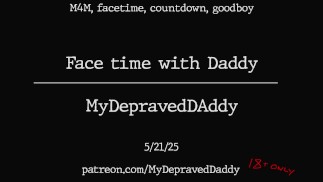[M4M] Cum on camera for Daddy - Male Moaning Audio - Countdown.. for good boys only