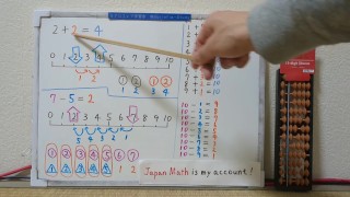 2+2=4 and 7-5=2 Abacus [JapanMath](Titsjob)
