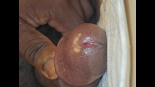 CUMMING ON MEN DEPENDS PAD